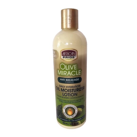 African Pride Olive Miracle Daily Hydration Oil Moisturizer Lotion Conditioner - Picture 1 of 1